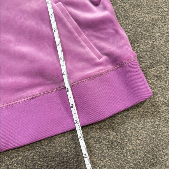 NWT Juicy Couture Purple Velour Full Zip Hoodie size L - Picture 5 of 8